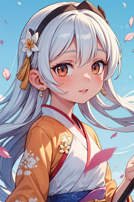 389908-1307819818-hanfu,masterpiece,best quality,Mature girl , dark orange eyes, blue and white hair color, floating hair, delicate and smart eyes.png